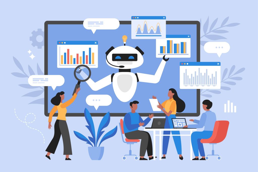 équipe travaille sur la data, l'ia et l'IoT
