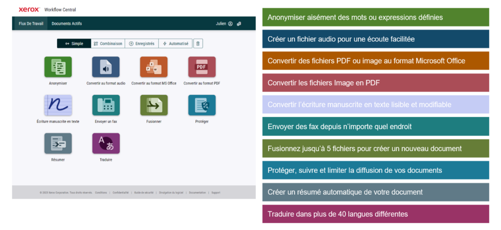 Xerox workflow central