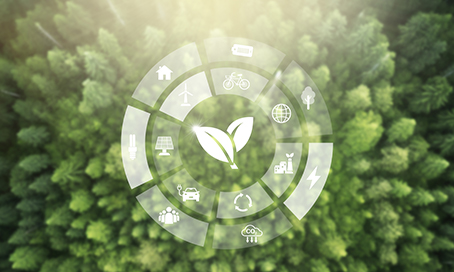 visuel vert, écologie pour notre approbation sbti