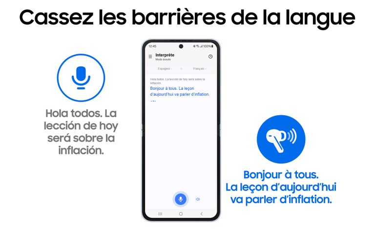 samsung galaxy Buds 3 Pro fonction interprète